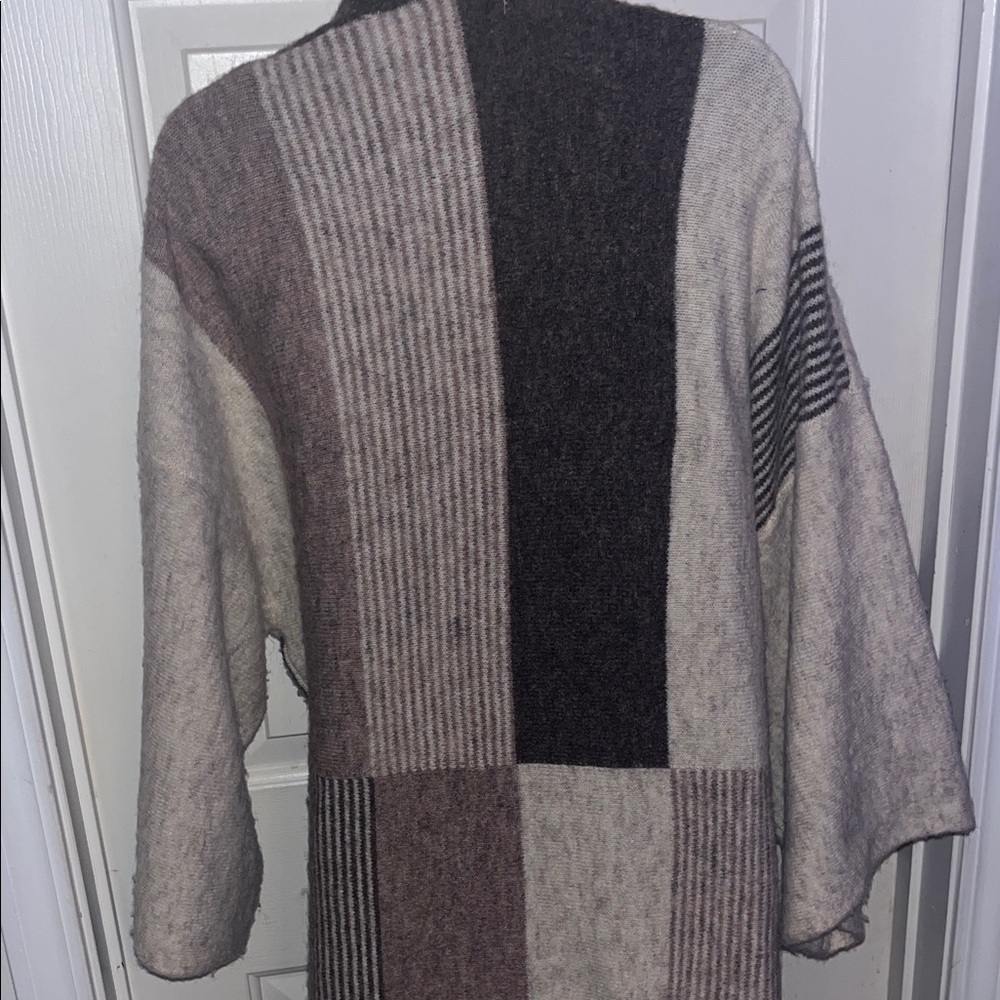 Sincerely Jules Open Front Patchwork Cardigan - image 6